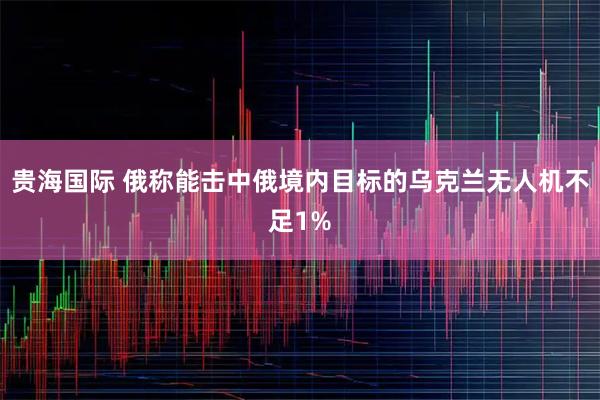 贵海国际 俄称能击中俄境内目标的乌克兰无人机不足1%